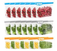 Vacuum Sealer Storage Bags, Reusable Vacuum Food Sealer Bags, 3 Sizes Sous Vide Bag Kit, BPA Free, Great for Vac Storage, Meal Prep or Sous Vide (30 PCS)