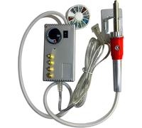 Vacuum Self-Priming Hot Melt Glue Gun, Rhinestone Inlay Tool, Adjustable Temperature, with 4 Brass Inlay Tips, Range 1-8mm, Suitable for Clothing Fabric Crafting