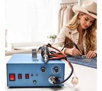 Vacuum Self-Priming Rhinestone Pearl Setting Machine, with 1-8mm Drill Bits, 0.1-0.3s Fast Welding, Precise Positioning and Solid Adhesion, Glue-Free Design, for Fabric, Leather, Wood