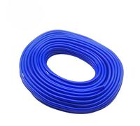 Vacuum Silicone Hose Auto Racing Intercooler Line Pipe Tube Black Red Blue Car Silica Gel(Blue,5 Meter_ID 8MM)