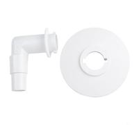 Vacuum Skimmer Plate with 90 Degree Elbow Adapter Designed to Fit For Hayward and Compatible Above Ground Pool Skimmers with /2 and /4 Hose