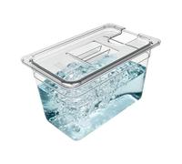 Vacuum SousVide Cooking Container - 10L Water Tank with Lid, Durable SousVide Cooker | Universal SousVide Vessel for Cooking Precision Meals, Meat, Fish, Home Kitchen Accessories, Sic
