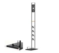 Vacuum Stand for V12 V11 V10 V8 V7 V6, Stable Metal Storage Bracket Holder, Carbon Steel No-Drill Floor-Standing Stand, Space-Saving Organizer for Handheld Cordless Vacuums Cleaners & Accessories
