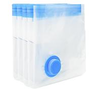 Vacuum Storage Bags - 3 Pack 100X130CM Extra Large Strong Space Saver Compression Bags, Reusable Vacuum Storage Bags Storage Space for Duvets, Bedding, Quilts, Pillows