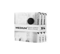 Vacuum Storage Bags, 4pcs Durable Space-Saving Bags for Clothes and Bedding (Pump Required) - Ideal for Travel and Home, 50 x 70 cm