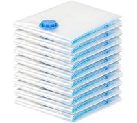 Vacuum Storage Bags Jumbo 4 Pack Extra Large (100 x 130) cm | Strong Space Saver Compression Bags XXL | Vacuum Pack Bags for Duvet, Bedding, Quilts, Clothes, Comforters & Pillows - Save Storage space