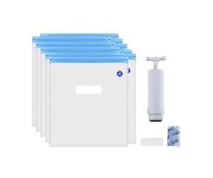 Vacuum Storage Bags - Moisture Resistant Seals, Filament Dry Keeper, Reusable Airtight Preservations With Easy Hand Pump And Clip Lock | 3D Printer Spool Protection Use For Long Term Material Care