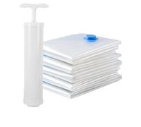 Vacuum Storage Bags Pack Multiple Sizes Vacuum Storage Bags With Pump Big Moving Sealed Organizer Space Saver For Clothes For Storage(6 Jumbo with Pump)