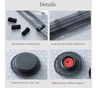 Vacuum Storage Bags with Manual Pump for Travel Organization Clothing Compression and Efficient Luggage Space Utilization (6pcs+manual pump)