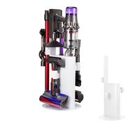 Vacuum Storage Bracket Stand Holder compatible with Dyson Vaccums V6, V7, V8, V10, V11, V15, DC30, DC31, DC34, DC35, DC58, DC59, DC62, DC74. Storage Organizer without Drilling the Wall. Carbon Steel.