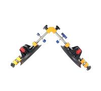 Vacuum Suction Cup, 2 Pcs 90 Degree 8 Inch Waterfall Seam Setter Granite Countertop with Professional Case Manual Installation Tools