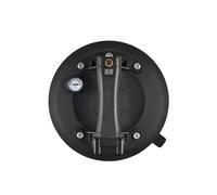 Vacuum Suction Cup, Electric Vacuum Suction Cup LED Intelligent with Pressure Gauge Air Pump Heavy Duty Lifter for Tile Glass Manual Lifting(9inch Type C Black)
