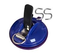 Vacuum Suction Cup Hooks - No Drill Adhesive Hangers, Strong Grip Anchors | Bathroom Kitchen Wall Organization Storage Solutions, Heavy Duty Hole Tie Down Clips for Smooth Non Porous Surfaces
