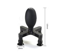 Vacuum Suction Cup Tool for LCD Screen Cover Plate 4-Claw Glass Lifter with Powerful Vacuum Grip Silicone Handle for Smooth Surfaces and Optical Lenses Black 50Mm