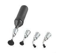 Vacuum Suction Pen Kit for Components with 4 Suction Cups - Anti-Static IC Desoldering and Picking Tool, 90mm Rubber Body, 5-Piece Set
