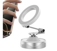 Vacuum Suction Phone Holder - Cell Phone Magnetic Mount | 360-Degree Rotation, Foldable Dashboard Smartphone Stand, Vacuum Suction Cup For All Smartphones Women Men