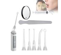 Vacuum Tonsil Stone Removal Kit with 3-Level Suction Adjustment, USB-c Fast Charging, Combats Bad Breath, Oral Irrigator(009)