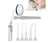 Vacuum Tonsil Stone Removal Kit with 3-Level Suction Adjustment, USB-c Fast Charging, Combats Bad Breath, Oral Irrigator(008)