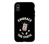 Vacuum Tube Audiophile Vintage Embrace The Static Art Case for iPhone X/XS