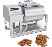 Vacuum Tumbler Marinator for Meat Vegetable, 36lb/18L Three-Speed Commercial Meat Curing Machine with Timing Function, For Chicken Steak Burger Shop