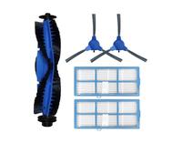 Vacuums Part Main Roller Side Brush Hepa Filter Mop Cloth Rag，Compatible For Proscenic 850T Accessories (Color : Set A)