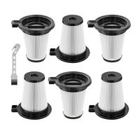 Vacuums Replacement Filter Compatible with Wyze Cordless Vacuum Cleaner Filters Accessories, Contains 6 Filter & 1 Cleaning Brush