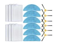 Vacuums Spin Edge Side Brush Hepa Filter Mop Cloths Spare Part Replacement Accessory Kit，Compatible For Zigma Spark 980 981 (Color : Mop 4pcs)
