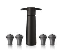 VacuVin Black Pump + 4 Caps