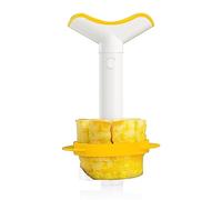 VacuVin Pineapple Cutter & Cutter White/Yellow Card