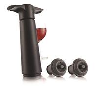 VACUVIN Pump Life preserver Black 2 Caps Accessory Bottles