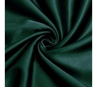VACVELT Charmeuse Satin Fabric by The Yard, 60 Inch Wide Hunter Green Satin Fabric Shiny & Soft Cloth Fabric, Silky Satin Fabric for Bridal Dress, Wedding Decorations, Crafts, Sewing (3 Yards)