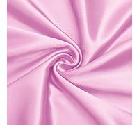 VACVELT Charmeuse Satin Fabric by The Yard, 60 Inch Wide Pink Satin Fabric Shiny & Soft Cloth Fabric, Silky Satin Fabric for Bridal Dress, Wedding Decorations, Crafts, Sewing, Draping (2 Yards)