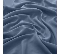 VACVELT Dusty Blue Chiffon Fabric by The Yard, 60 Inch Wide Chiffon Sheer Fabric Bolt Wedding Draping Fabric, Soft Chiffon Fabric for Wedding Arch Draping Backdrop, Party Decor (Pre-Cut, 5 Yards)