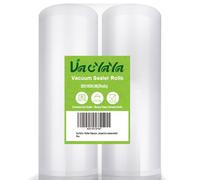 VacYaYa 2 Pack 28x1500cm Rolls (Total 30m) Vacuum Food Saver Sealer Machine Freezer Bags Rolls with BPA Free,Heavy Duty,Great for Sous Vide and Vac Seal Storage Rolls