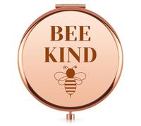 Vadaka Bee Themed Gifts Bee Compact Makeup Mirror Garden Lovers Gift Bees Lovers Gifts for Women Girls Graduation Mothers Day Christmas Birthday Presents for Beekeepers Women Daughter Friends