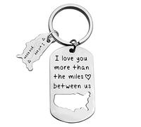 Vadaka Boyfriend Girlfriend Keyring Couple Keyring Long Distance Relationship Gift Anniversary Keyring Going Away Gift for Him Her Husband Wife Valentines Christmas Wedding Gift His and Hers Gift