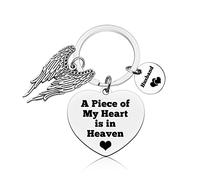 Vadaka Husband Memorial Gift Keyring Memorial Keychain Sympathy Gift for Loss of Husband Loss Memorial Keyring Gift In Memory of Loved One Jewelry Remembrance Gift In Memory of Husband Sympathy Gift