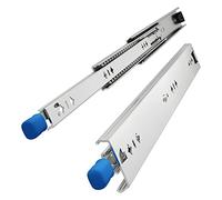 VADANIA 1000mm Heavy Duty Drawer Runners with Lock #D53 1 Pair, Drawer Slides, Max Load 120kg, Side Mount Full Extension, Industrial Locking Drawer Slides for Shelf, Van, Truck RV Pull Out