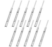 VADANIA 550mm Residential Drawer Runners #A45 Silver, 45kg Load Capacity Full Extension Ball Bearing, Side Mount, Replacement Slides for Kitchen Cabinet, Home, Office Drawers, 5 Pairs (10 Packs)