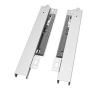 VADANIA Push to Open Undermount Drawer Slide 550mm #BF54, Bottom Mounted & Bottom Support, 40kg Load Capacity, 3-Fold Full Extension, Invisible Drawer Slies,1 Pair(2-Pack)