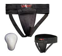 VADER SPORTS EST.2001 WITH YOU ALL THE WAY Martial Arts training Groin/Abdominal protector Male groin guards Kids Cricket guard (Black, Extra Large/adult waist 36"+)