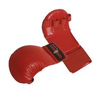 Vader Sports Karate gloves NO THUMB Semi contact/Full Contact Karate Training Hand Safety Mitts kids and Adults (XL, Red)