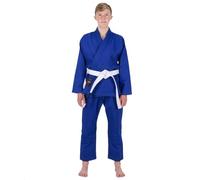 VADER Sports Student Judo Gi Adults Judo Suits 100% Cotton Judo Kamino BJJ Uniform Middle-Weight Blue Training Judogi with Free White Belt (Blue, 4/170cm)
