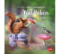 Vadim Trunov: Märchenhaftes Waldleben Postkartenkalender 2026: Der Tierfotograf fängt den Zauber der Waldtiere in seinen atemberaubenden Bildern ein. Süßer Tierkalender 2026.