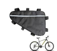 VADO VLTRA Bicycle Frame Bag, Small Size Triangle Waterproof Oxford Cloth 35 * 30 * 20cm Strap-On Reflective Bike Outdoor Cycling Storage Bag