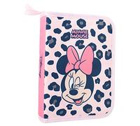 Vadobag Filled Pencil Case, Disney Minnie Mouse, Children School Bag, 3 Liters, Polyester, Zipper, Rosa, 21.0 cm x 15.0 cm x 4.0 cm, School