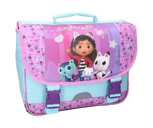 Vadobag GABBY's Dollhouse Unlimited Adventure Backpack School Bag for Children | School | Kindergarten - Colour Blue and Violet - Size 33 x 38 x 12 cm