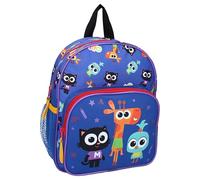 Vadobag MILO the kitten with friends LOFTY and LARK - Backpack for children | School | Kindergarten - Colour Blue - Dimensions 29 x 23 x 8 cm, blue, One Size