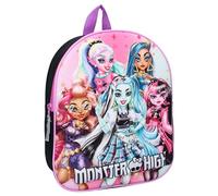 Vadobag Monster High 3D Backpack - The Boo Crew - Backpack for Children | School | Nursery - Multicolour - Size 32 x 26 x 11 cm, multi-coloured, One Size
