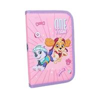 Vadobag SKYE PAW PATROL Pencil Case with 2 Internal Compartments with Stationery Set Pencils Markers - for School, pink, Pencil Case